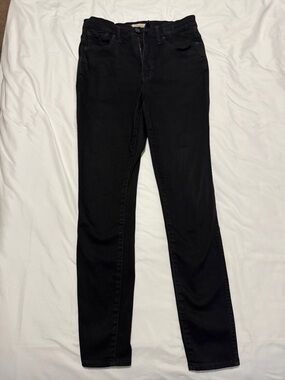 Madewell Black High-Rise Skinny Jeans